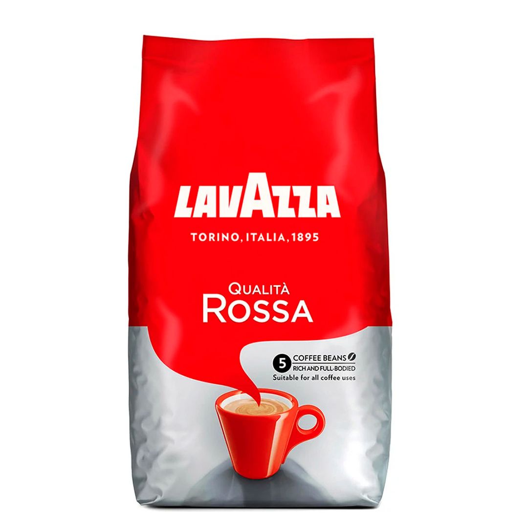 Кофе дәндері Lavazza "Qualita. Rossa", орташа қуырылған, 1000 гр