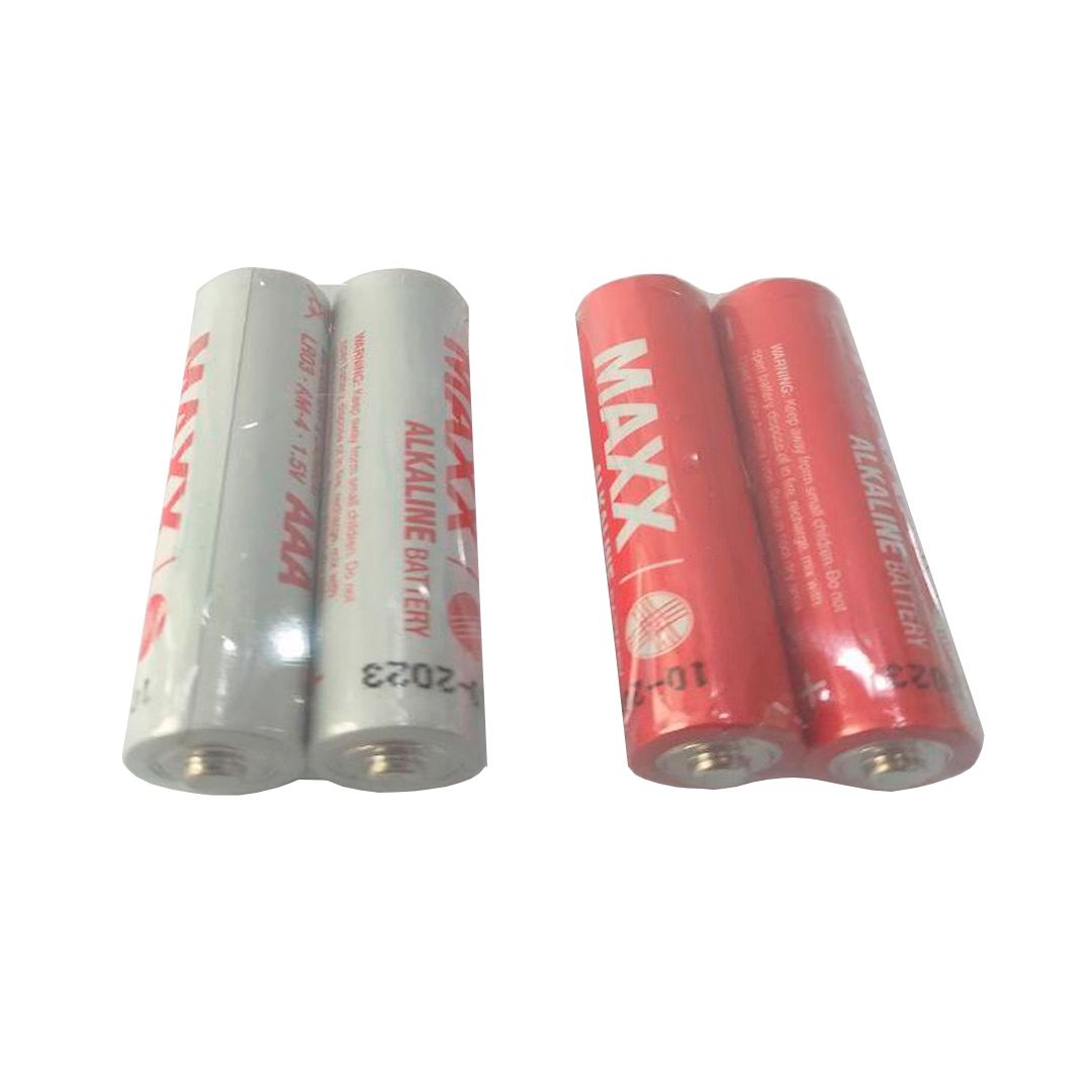 Батарейки Maxx Alkaline мизинчиковые AAA LR03-AM-4, 1.5V, 2 шт./уп, цена за упаковку / Батарейки №2