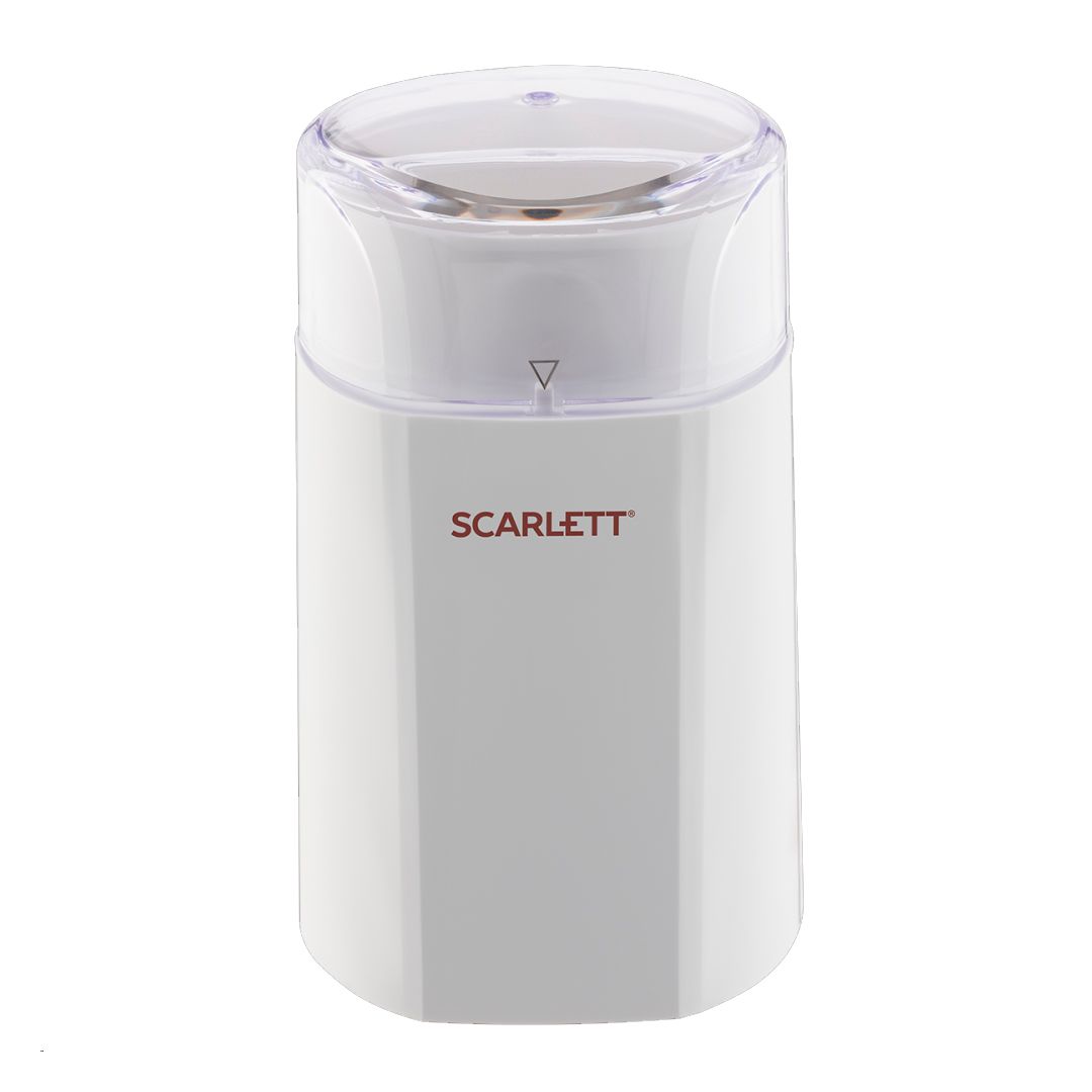 Кофемолка Scarlett SC-CG44506, электрическая, вместимость 60 г, белая / Кофемолки	 №3