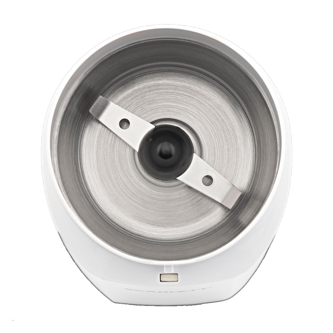Кофемолка Scarlett SC-CG44506, электрическая, вместимость 60 г, белая / Кофемолки	 №4