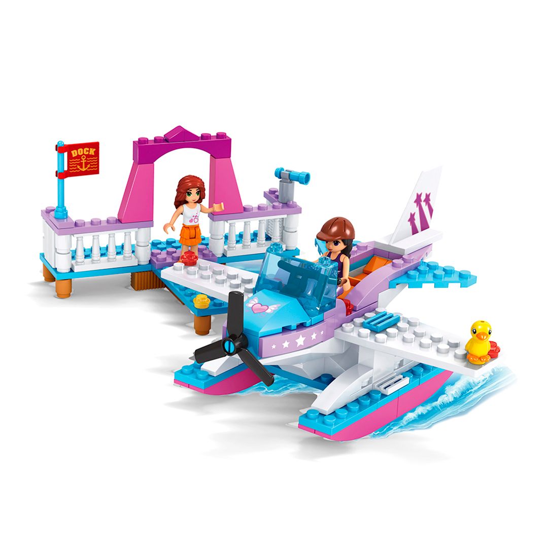 Игровой конструктор Ausini 24418 "Мир Чудес. Гидросамолет подружек", 161 деталь / Конструкторы №2 oe.kz Игровой конструктор Ausini 24418 "Мир Чудес. Гидросамолет подружек", 161 деталь / Конструкторы №2