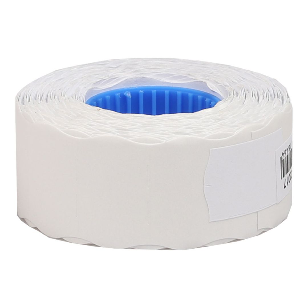 Этикет-ценник OfficeSpace, волнистые, 26 мм*16 мм, 800 шт. в рулоне, белый / Этикет-пистолеты, этикет-лента №2