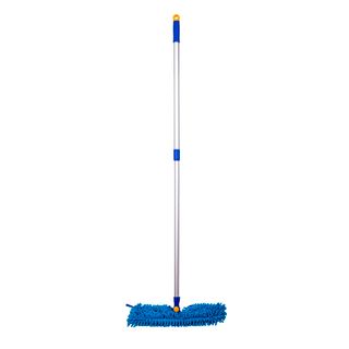 Швабра для пола из микрофибры OfficeClean Professional, двусторонняя, рукоятка 75-130 см / Швабры и комплекты