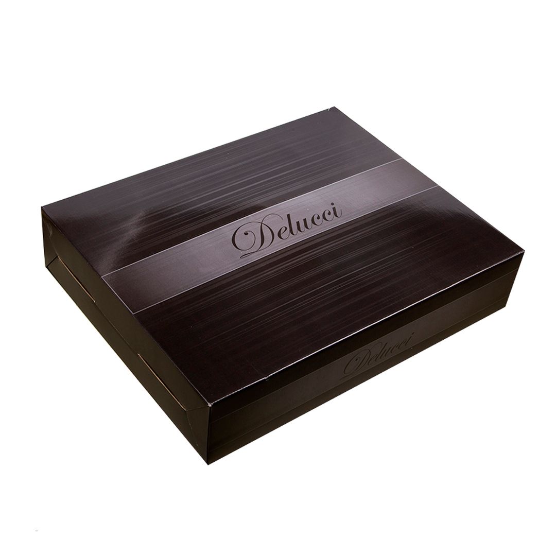 Набор настольный Delucci, 6 предметов, черный/красное дерево / Настольные наборы №3