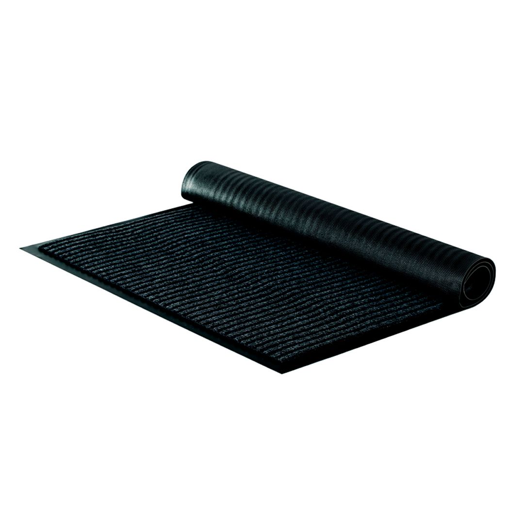 Кіреберіс кілемшеі OfficeClean, түкті, өлшемі 600*900 мм, қара / Кіреберіс кілемшелері №2