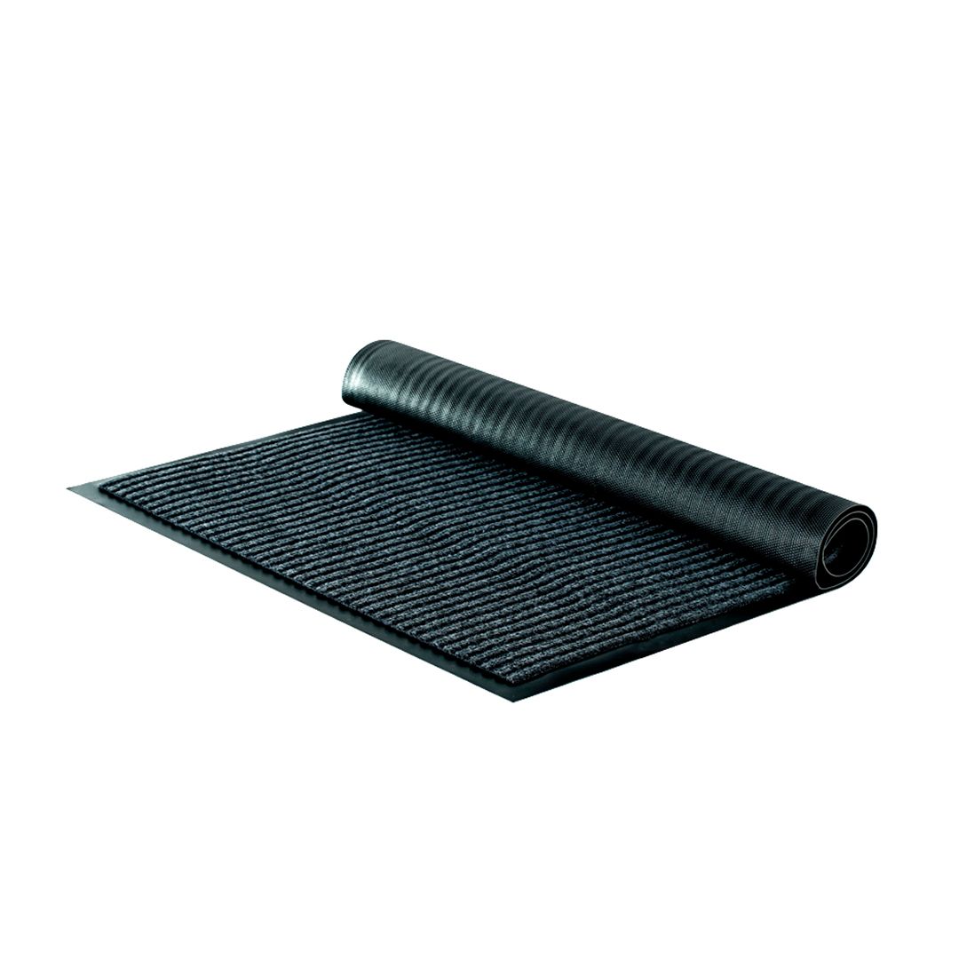 Коврик входной OfficeClean, ворсовый, размер 600*900 мм, серый / Коврики входные №4 oe.kz Коврик входной OfficeClean, ворсовый, размер 600*900 мм, серый / Коврики входные №4