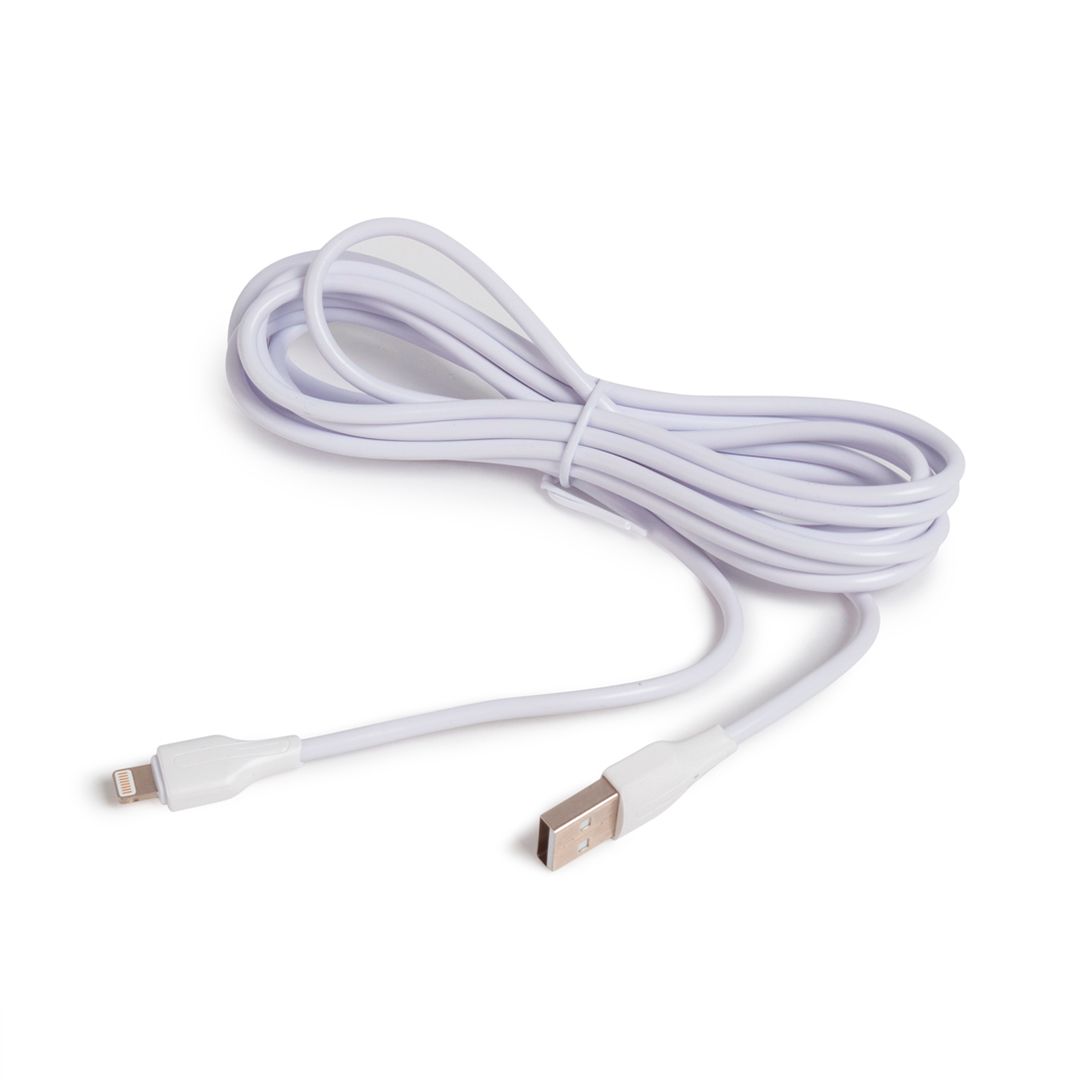 Интерфейстік кабель Ldnio Lightning LS543, USB-A - Lightning, 3 м, ақ