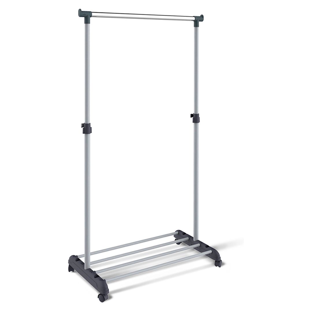 Вешалка напольная гардеробная Sheffilton CH-4345, металлическая, 160 см, серая / Вешалки