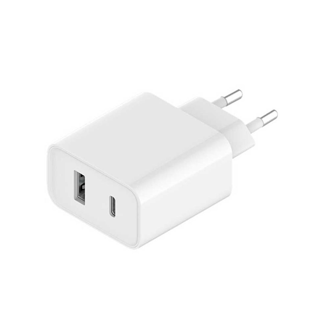 Универсальное зарядное устройство Xiaomi Mi, 33W Wall Charger, Type-A + Type-C, белый