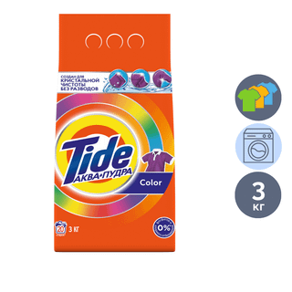 Стиральный порошок Tide Автомат "Color", 3 кг, мягкая упаковка / Стиральные порошки