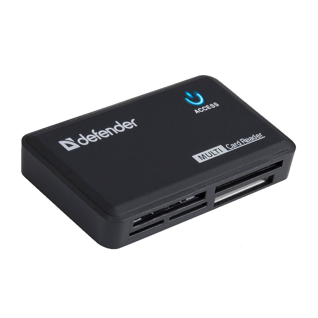 Картридер универсальный Defender Optimus, USB 2.0, 5 слотов, черный / Карты памяти №2 oe.kz Картридер универсальный Defender Optimus, USB 2.0, 5 слотов, черный / Карты памяти №2