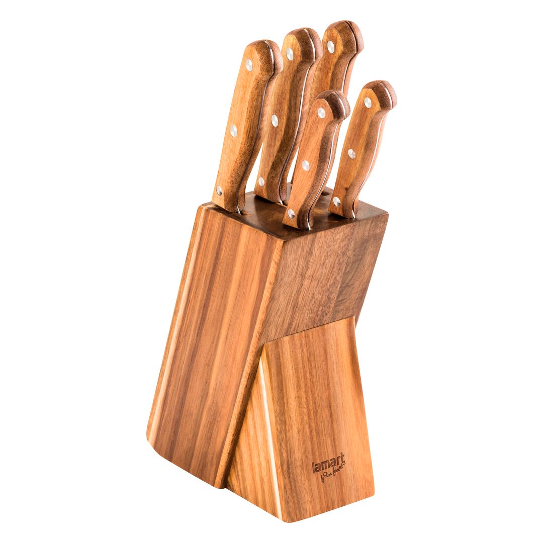 Набор ножей Lamart LT2080, 5 шт. / Посуда столовая oe.kz Набор ножей Lamart LT2080, 5 шт. / Посуда столовая