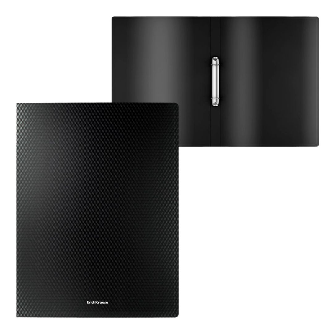 Папка Erich Krause "Diamond Original", А4 формат, на 2 кольцах, корешок 24 мм, черная / Папки на кольцах №2