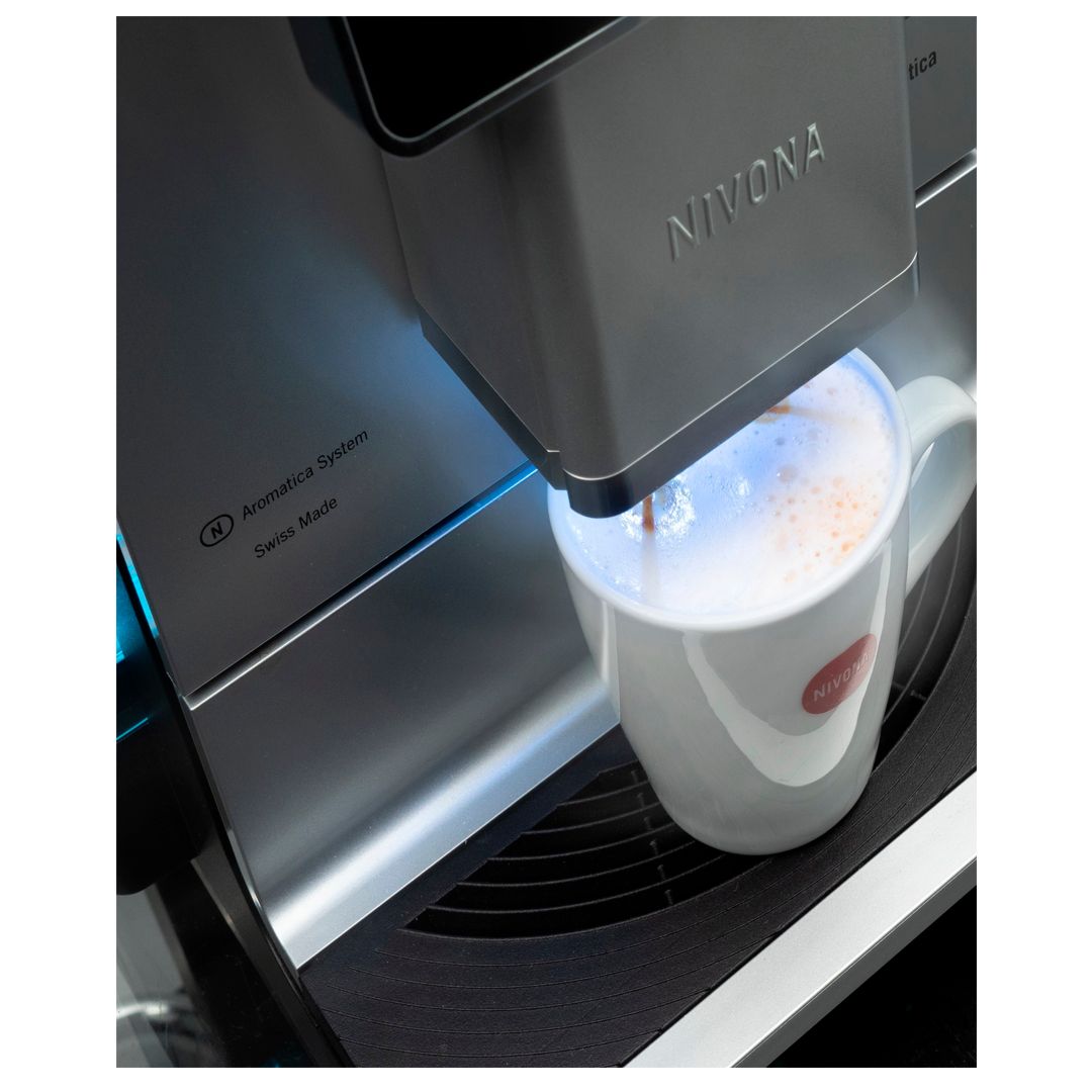 Кофемашина Nivona CafeRomatica NICR 970, зерновой, титан / Кофемашины	 №9