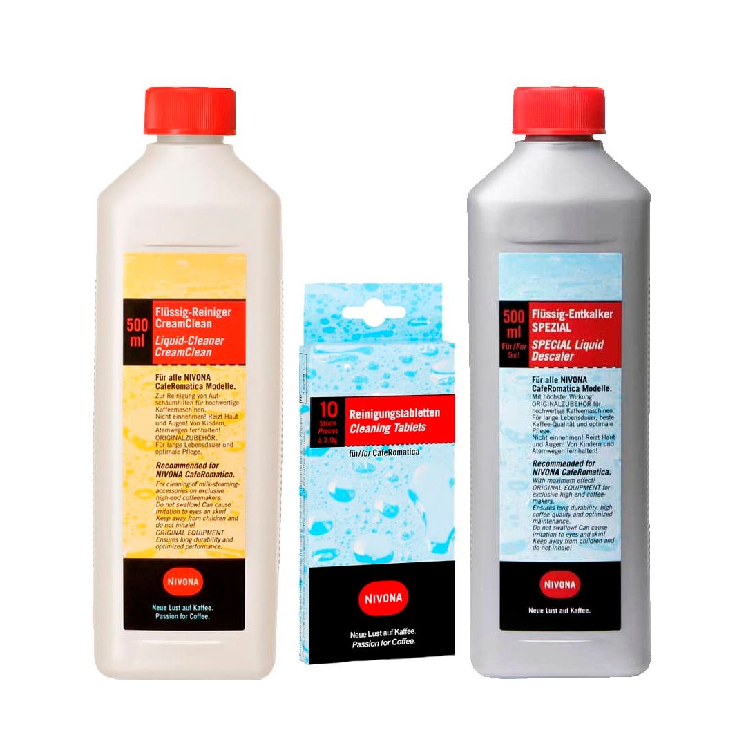 Набор чистящих средств для кофемашин Nivona Clean Box, 3 в 1 / Кофемашины oe.kz Набор чистящих средств для кофемашин Nivona Clean Box, 3 в 1 / Кофемашины