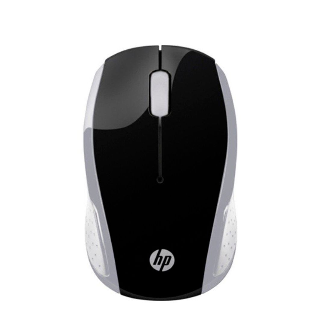 Мышь беспроводная HP 200, USB, 3 кнопки, 1000 dpi, оптическая, серебристая / Мыши беспроводные