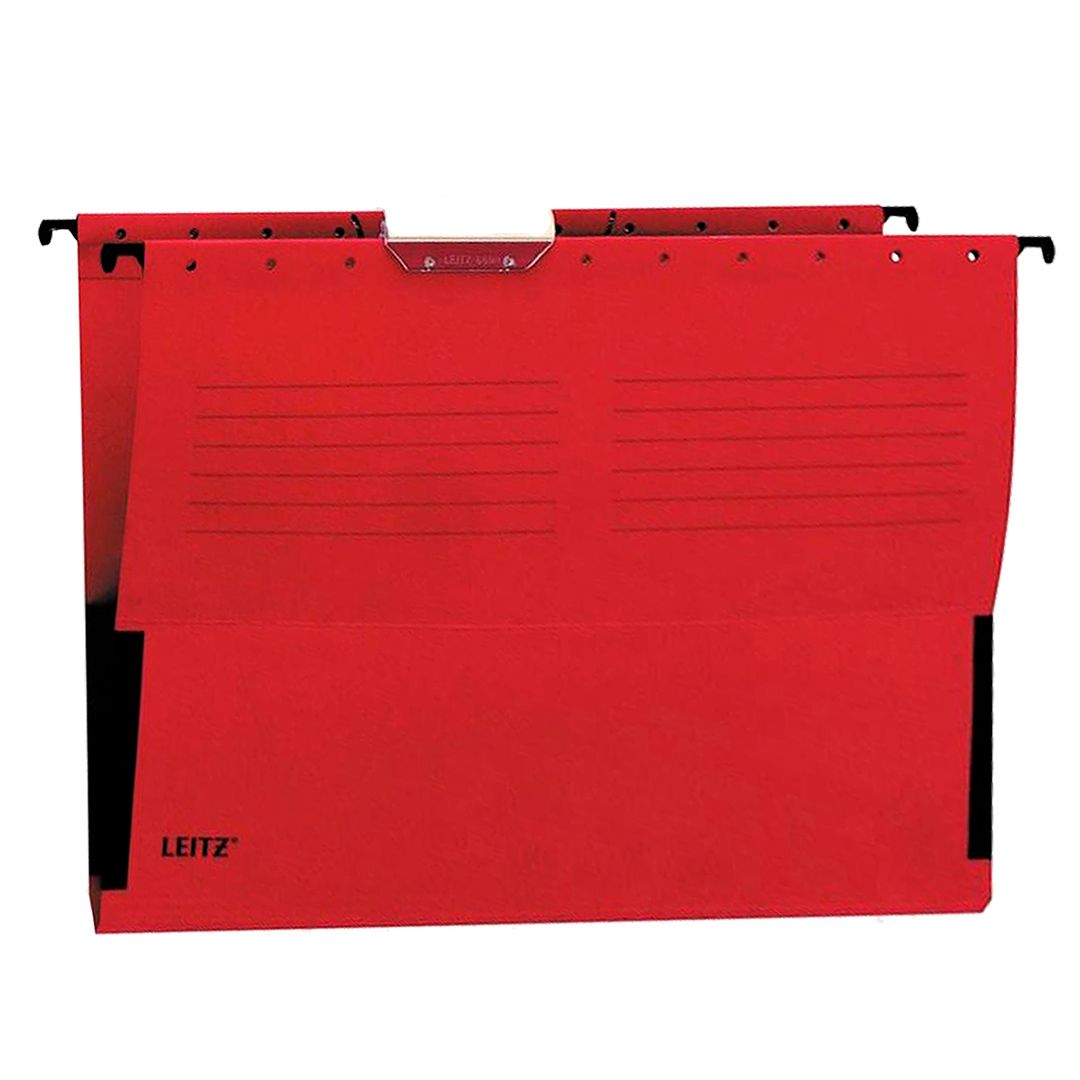 Папка подвесная Leitz "L-19860125 ALFA", А4 формат, красная / Папки подвесные