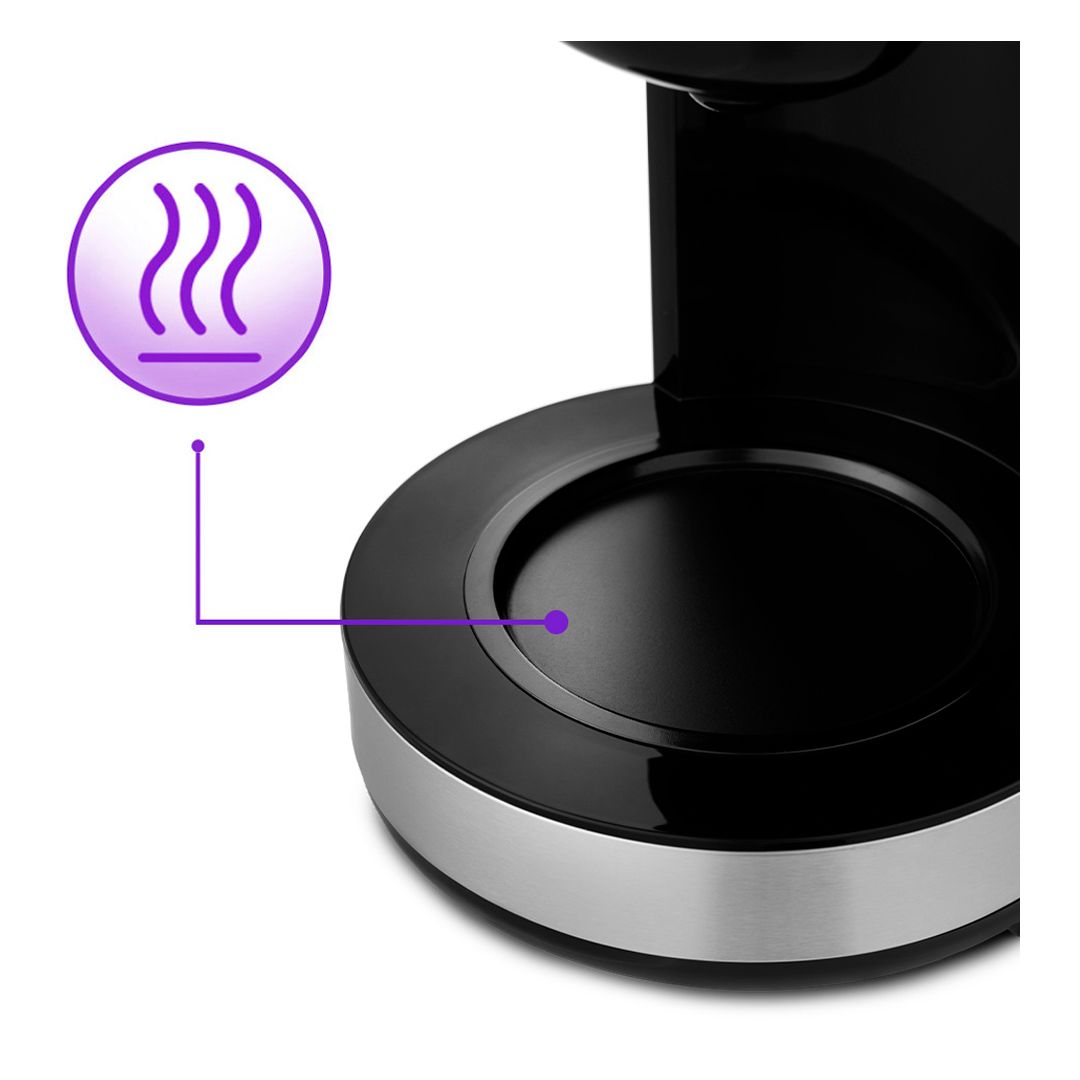 Кофемашина Kitfort KT-737, зерновой и молотый, серо-черная / Кофемашины	 №6