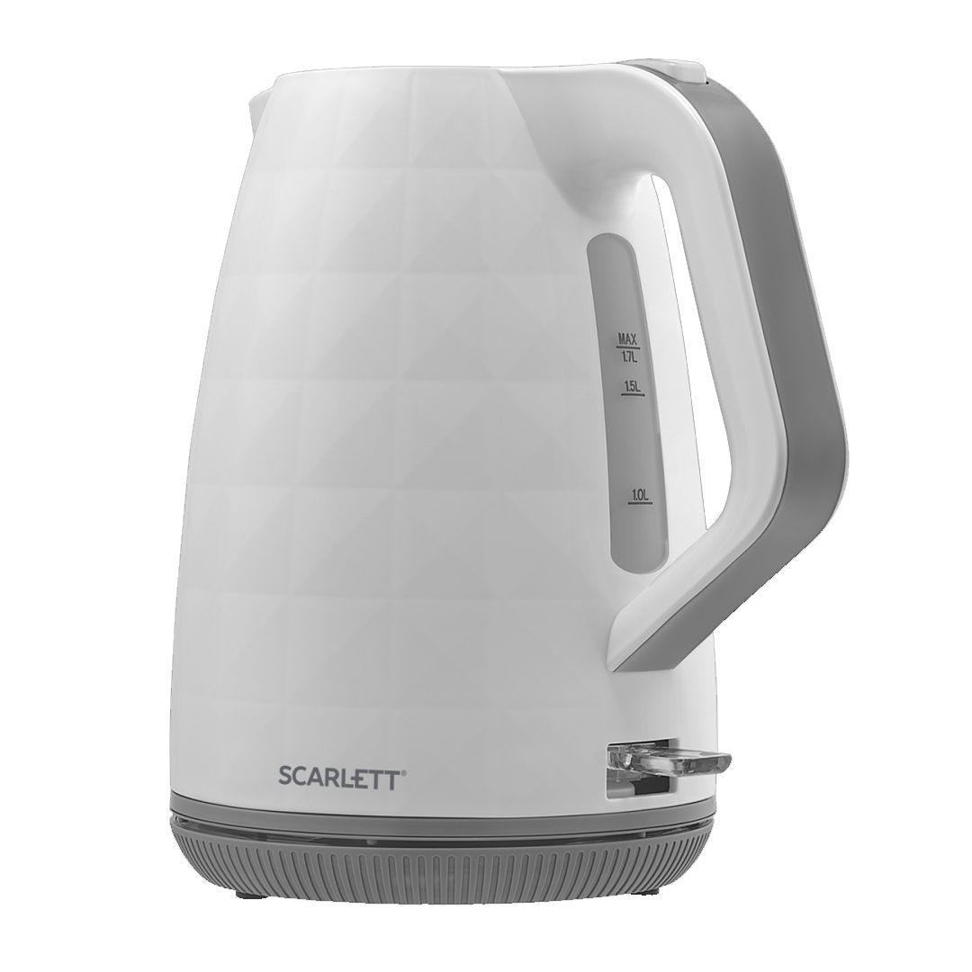 Электрический чайник Scarlett SC-EK18P49, 1,7 л, белый с серым / Чайники	 №2