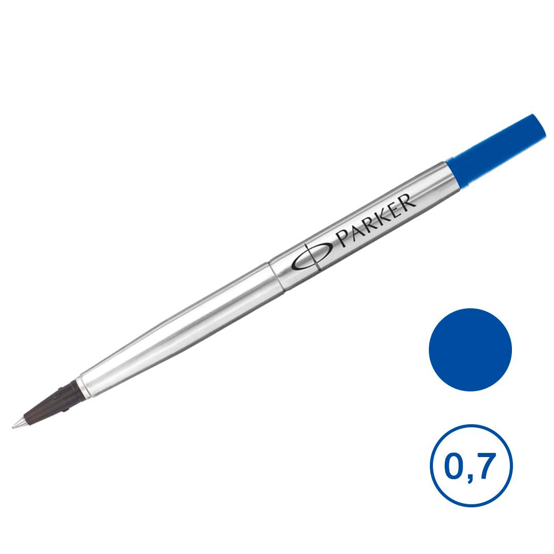 Стержень для роллера Parker "Refill Roller Ball" 0,7 мм, синий / Стержни для роллеров
