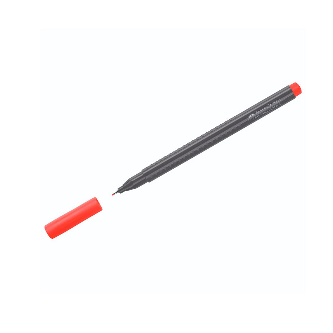 Ручка капиллярная Faber-Castell, 0.4 мм, 10 цветов, трехранная форма, антискользящая зона / Ручки капиллярные №3