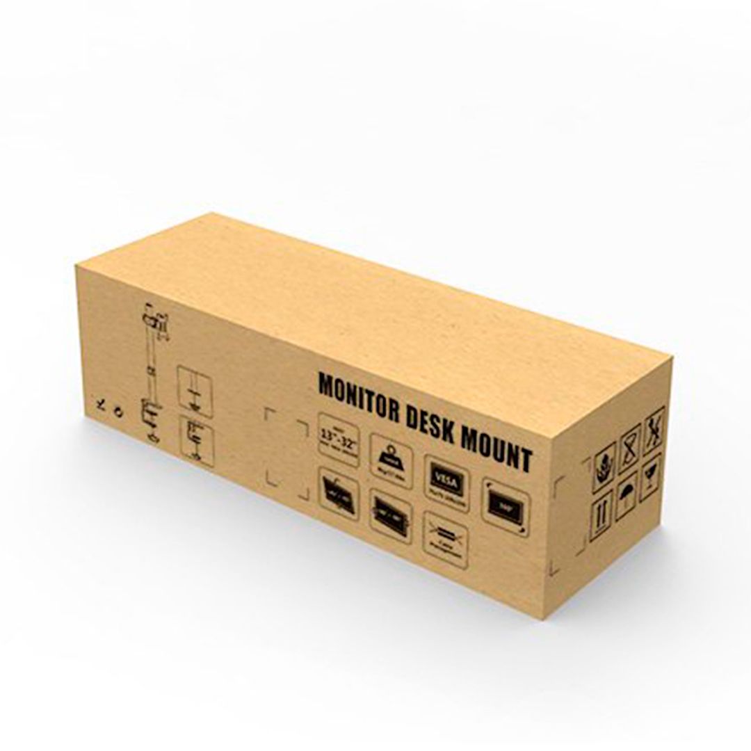 Крепление для 2-х мониторов настольный Brateck LDT12-C024N, диагональ экрана 13"-32" / Кронштейны №2