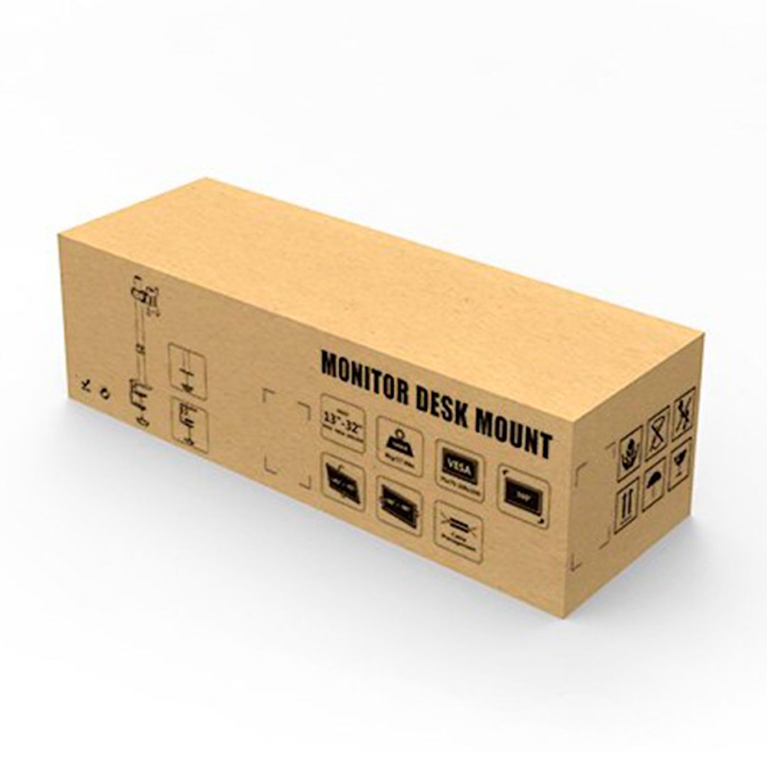 Крепление для 1 монитора настольный Brateck LDT12-C012N, диагональ экрана 13"-32" / Кронштейны №2