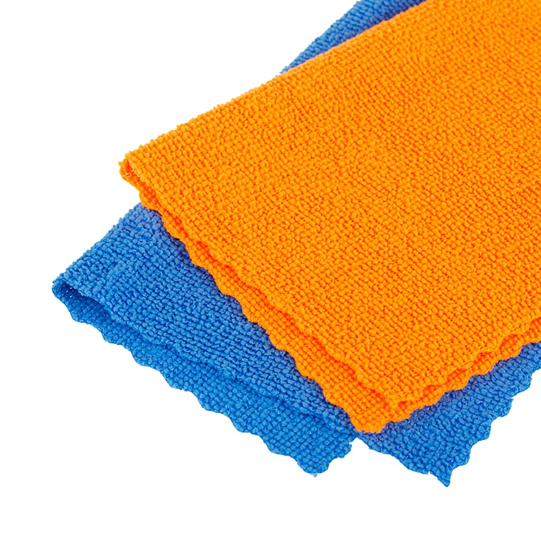 Салфетки универсальные из микрофибры OfficeClean, размер 25*25 см, в комплекте 2 шт / Салфетки хозяйственные №3