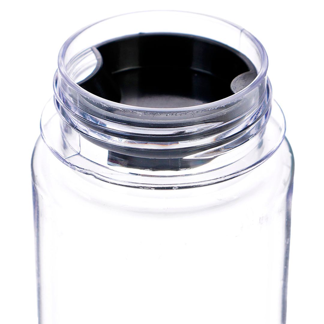 Бутылка для воды "My bottle", 500 мл, пластик, черная крышка, в мешке / Посуда столовая №3