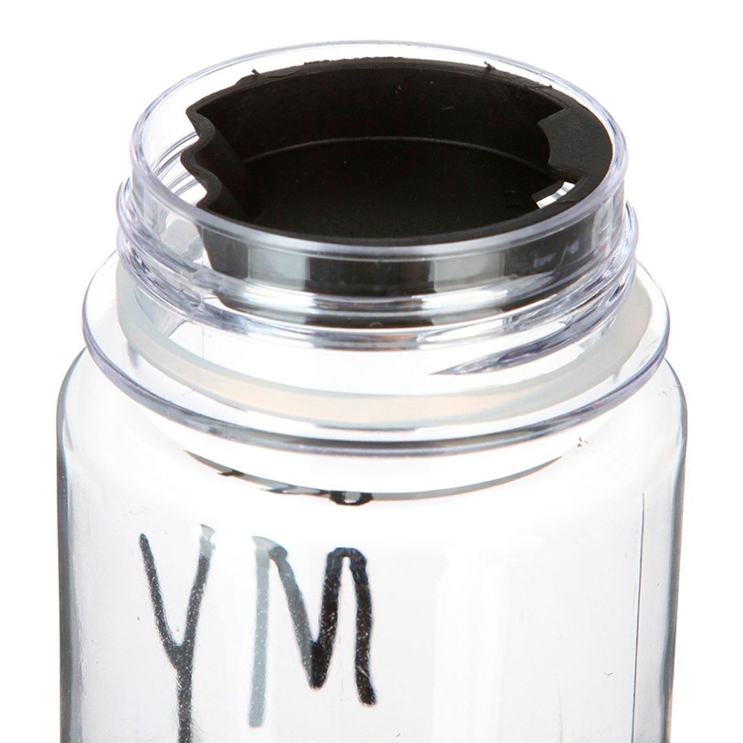 Бутылка для воды "My bottle", 500 мл, пластик, черная крышка / Посуда столовая №2