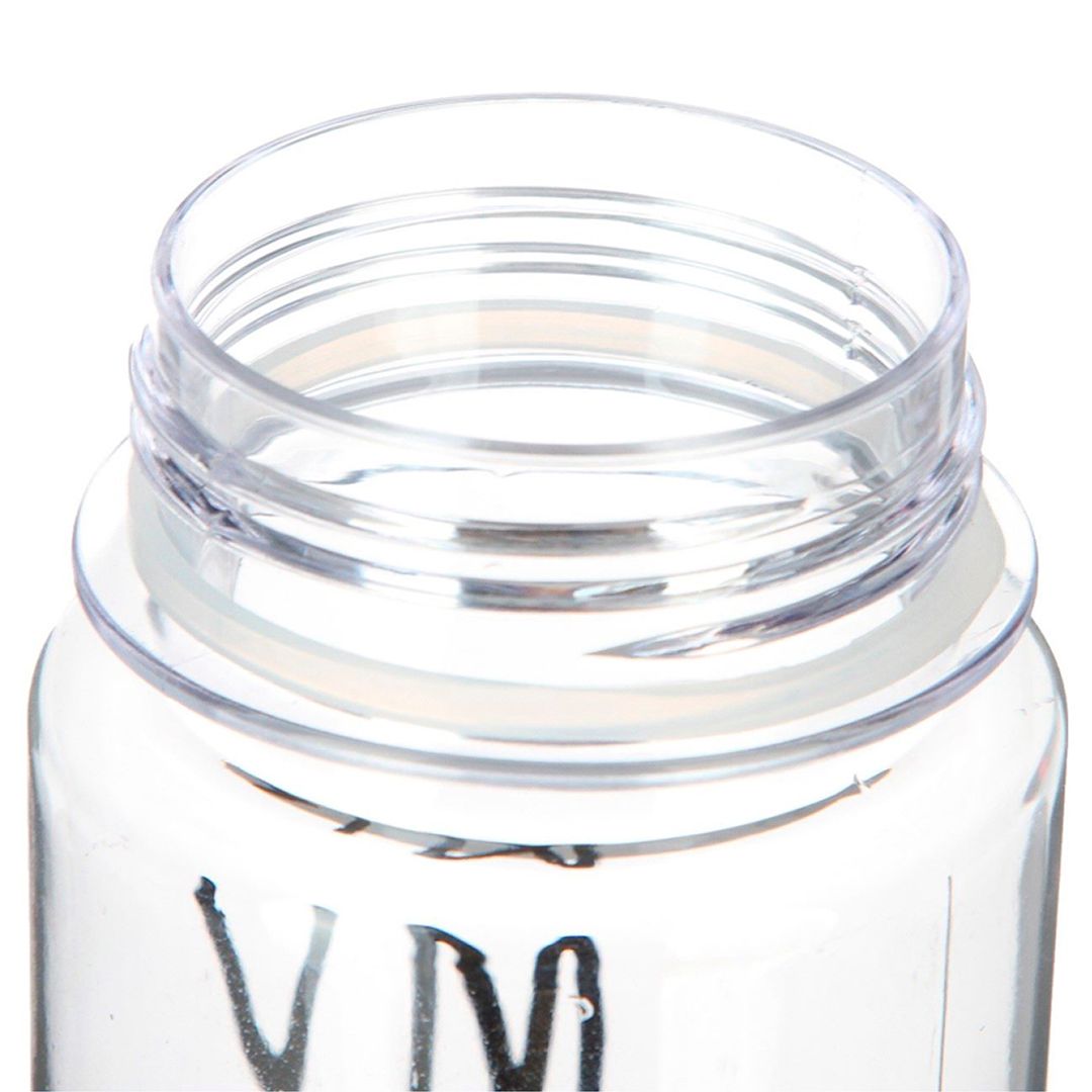 Бутылка для воды "My bottle", 500 мл, пластик, черная крышка / Посуда столовая №3