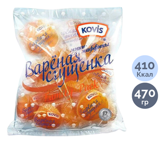 Мини-маффины Kovis "Вареная сгущенка", 470 гр / Печенье, вафли, крекеры