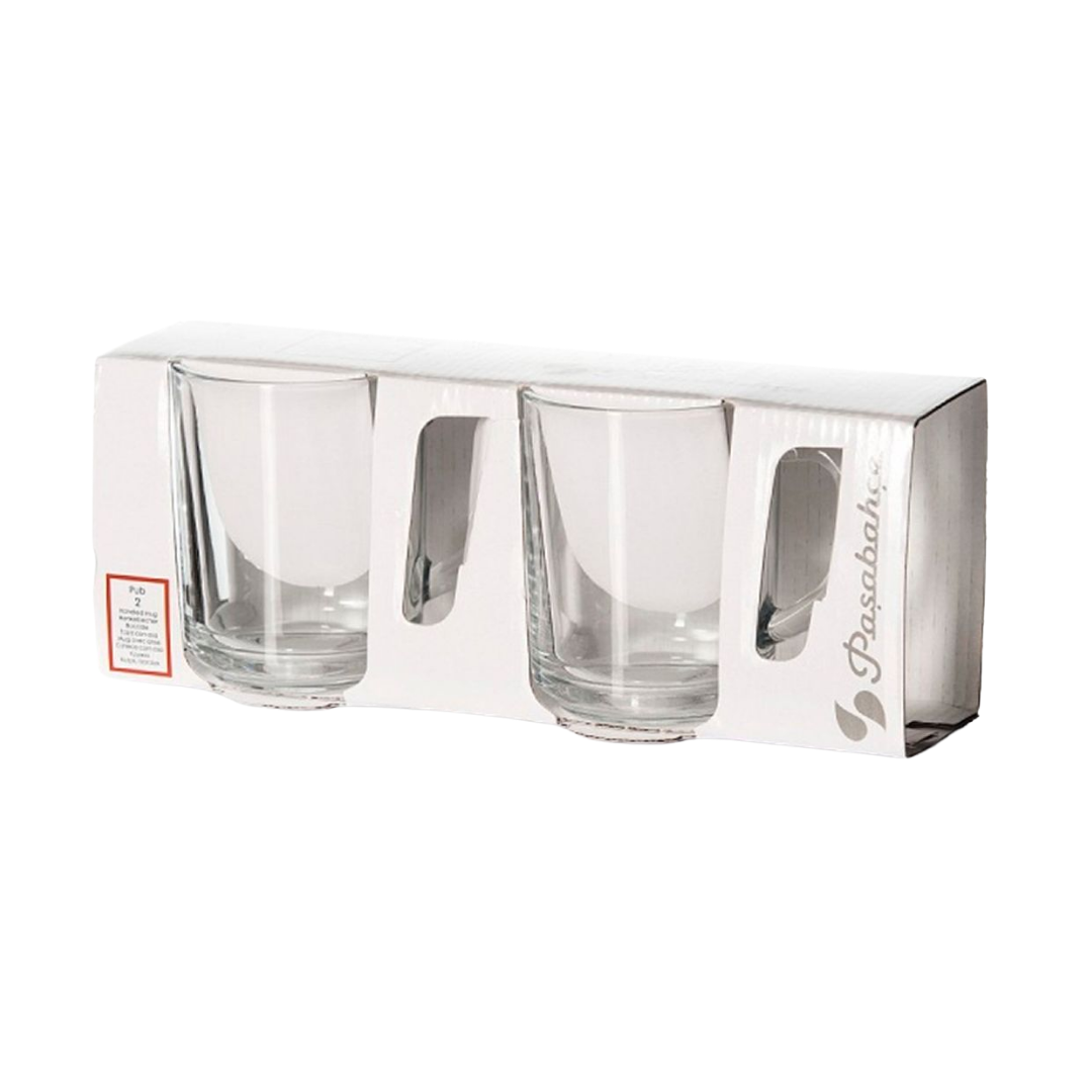 Шыныаяқтар жинағы Pasabahce "Pub", шыны, 250 мл, 2 дана, мөлдір / Асхана ыдыстары №2