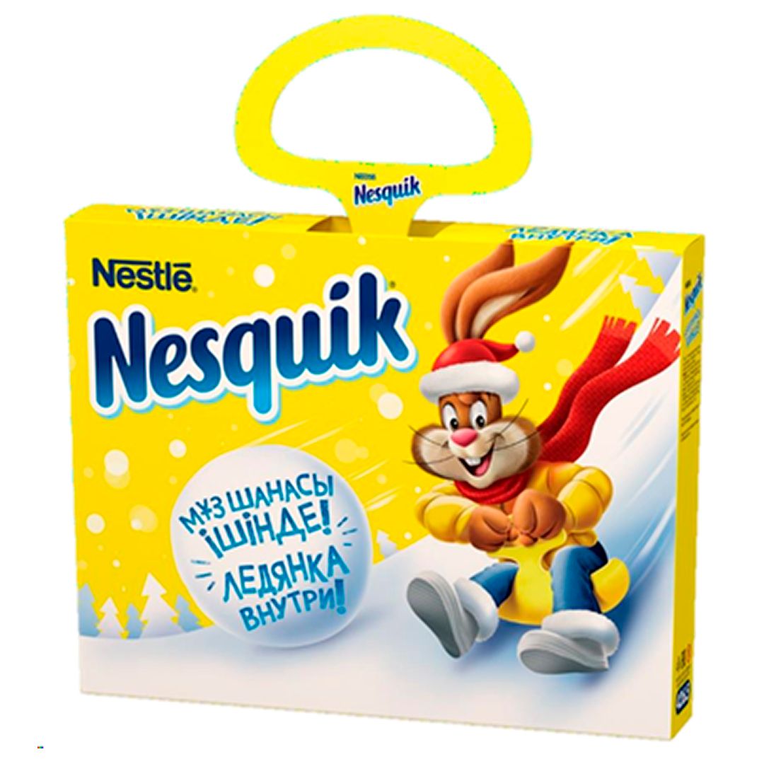 Новогодний подарок Nestle Nesquik c грамотой от Дедушки Мороза, 434.5 гр / Новогодние подарки