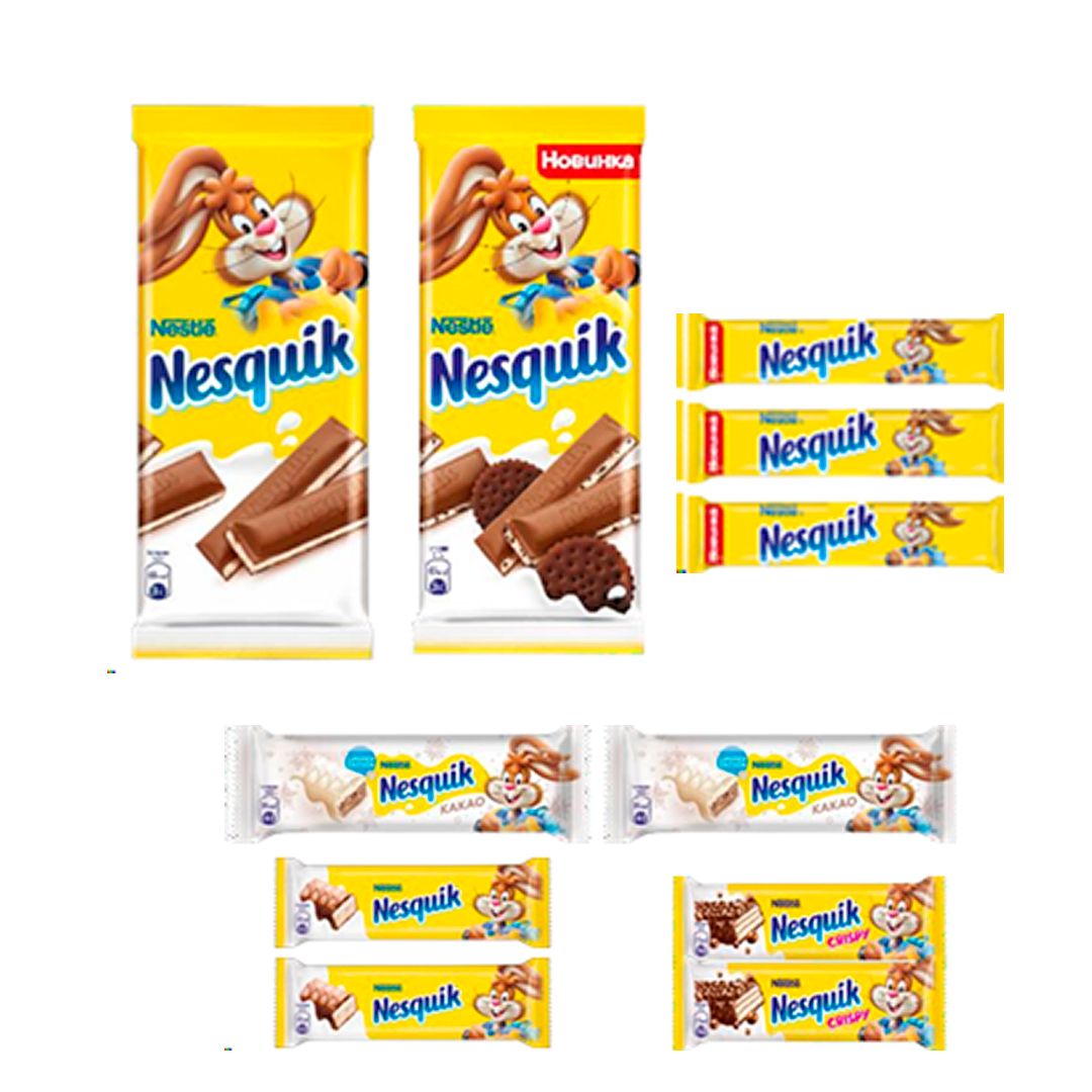 Новогодний подарок Nestle Nesquik c грамотой от Дедушки Мороза, 434.5 гр / Новогодние подарки №2