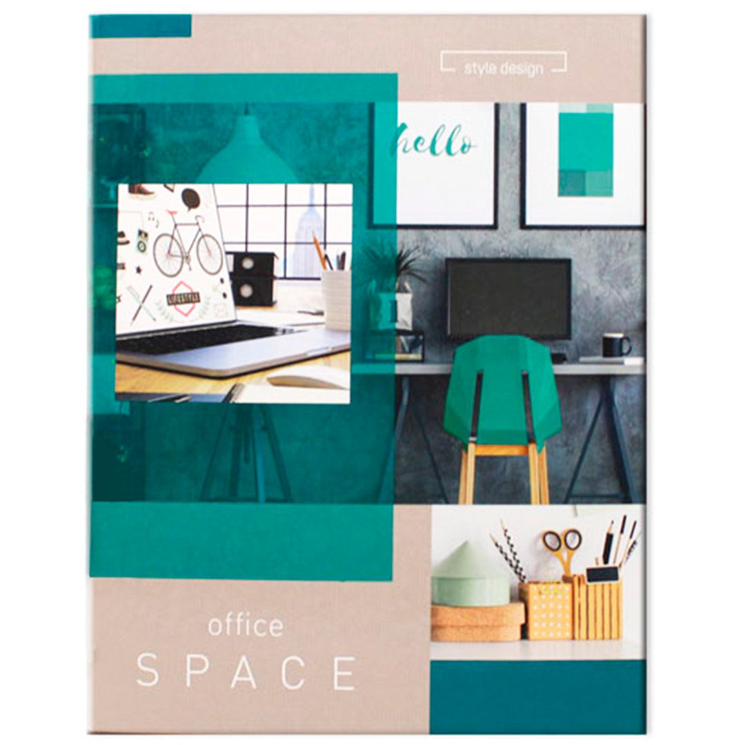 Тетрадь ArtSpace "Офис. Office space", А5, 160 листов, в клетку, на кольцах / Тетради