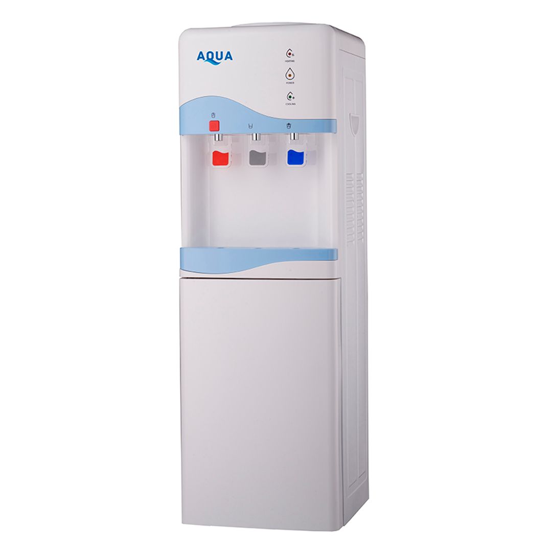 Кулер для воды Aqua 93LA, напольный, белый / Диспенсеры для воды	