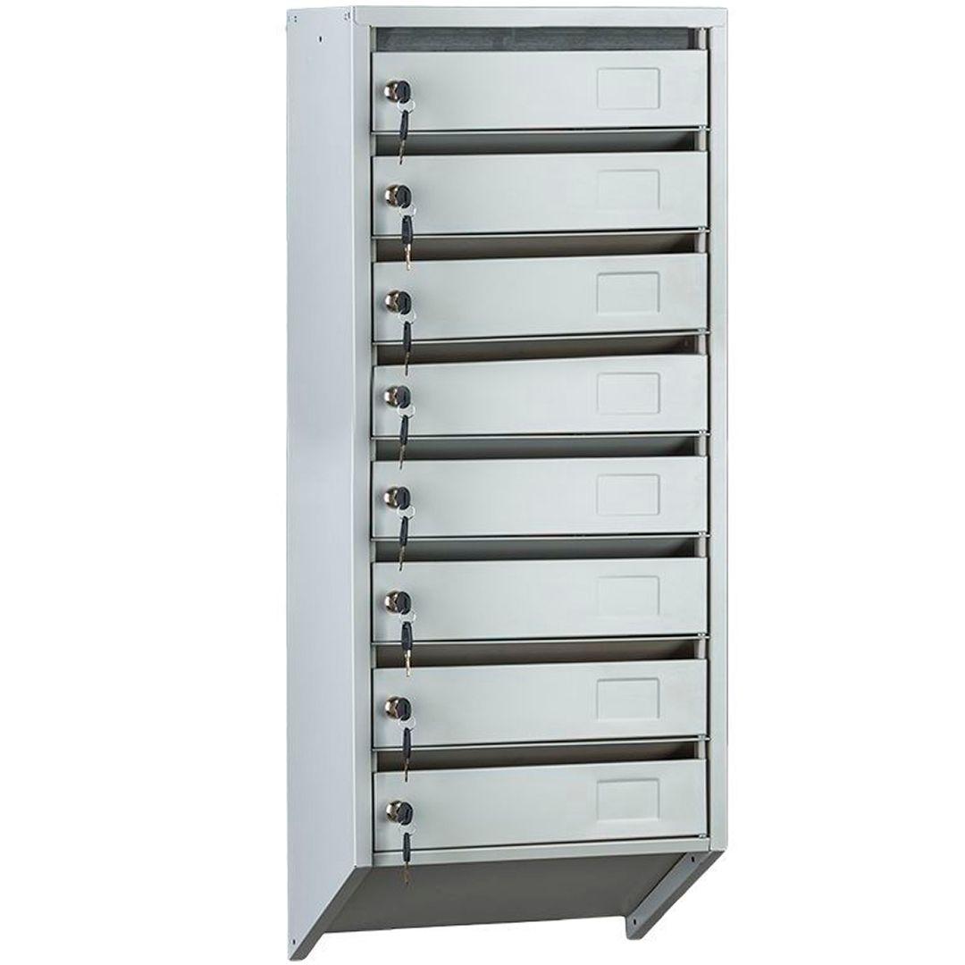 Почтовый ящик Промет "Практик PВ-8C KL", 390*203*833/947 мм / Архивные шкафы