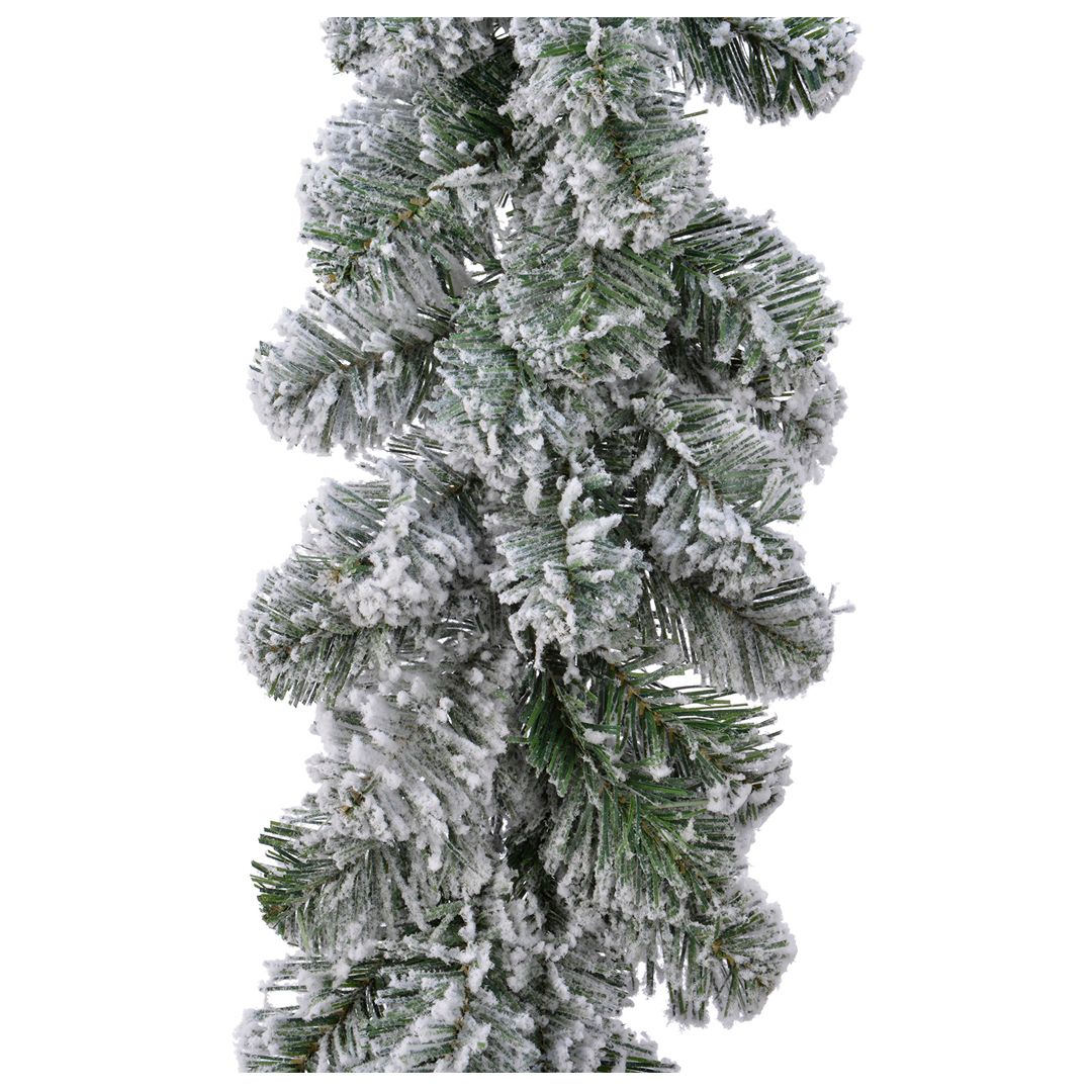 Гирлянда еловая "Императорская", заснеженная, 270 см, бело-зеленая / Елки, изделия из хвои oe.kz Гирлянда еловая "Императорская", заснеженная, 270 см, бело-зеленая / Елки, изделия из хвои