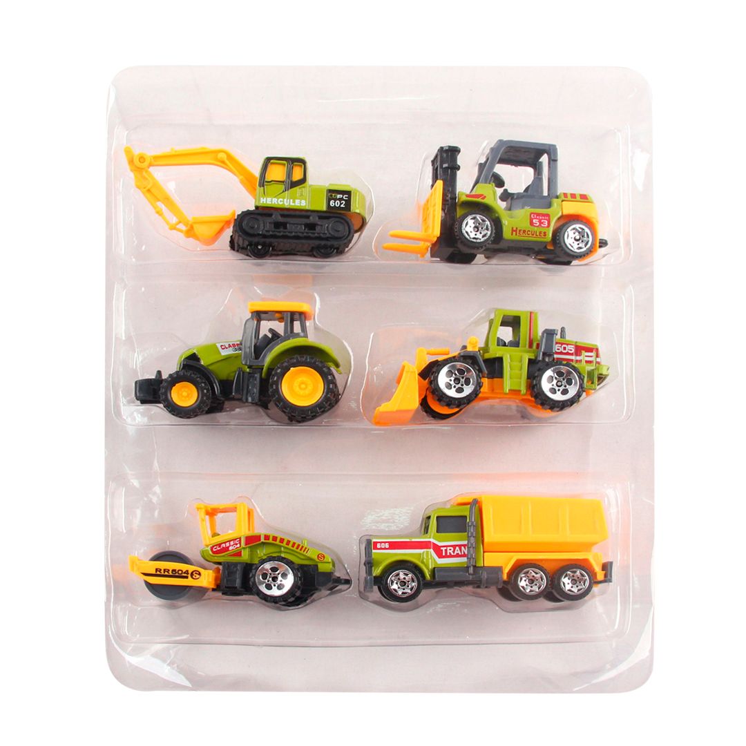 Набор металлических машинок X-Game "Строители", XGCM6A, 1:64, 6 шт в упаковке / Подарки и сувениры №2 oe.kz Набор металлических машинок X-Game "Строители", XGCM6A, 1:64, 6 шт в упаковке / Подарки и сувениры №2