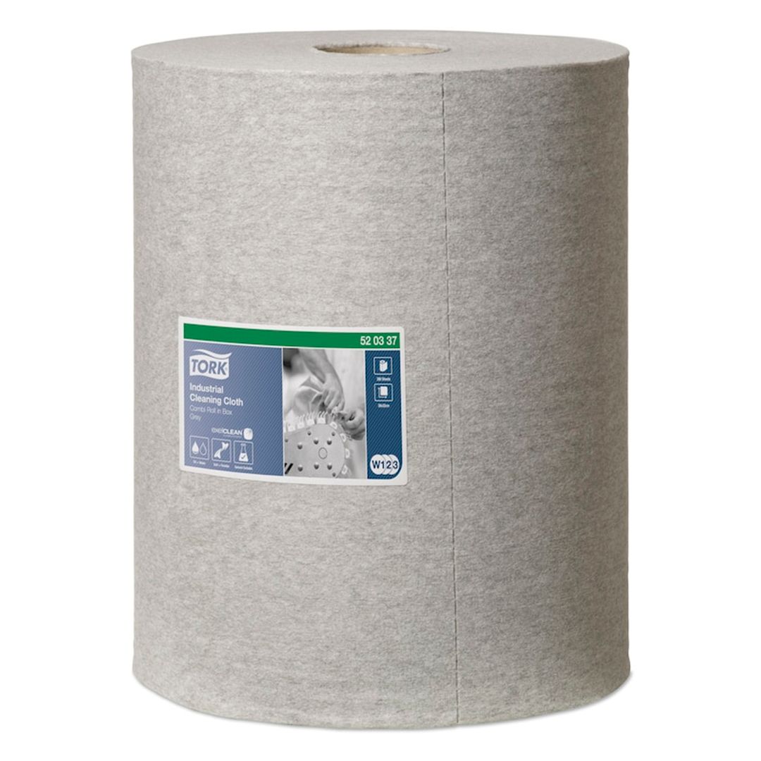 Нетканый материал для удаления масла и жира Tork, 1-слойный, серый / Тряпки для пола oe.kz Нетканый материал для удаления масла и жира Tork, 1-слойный, серый / Тряпки для пола