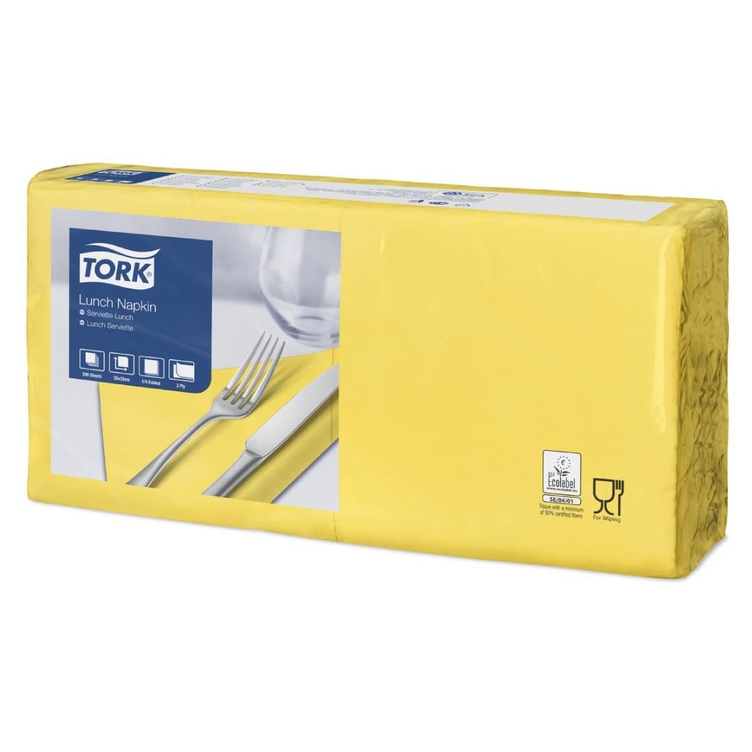 Tork "Advanced" майлықтары, 2 қабатты, 200 дана, өлшемі 33*33 см, сары / Қағаз майлықтар №2 oe.kz Tork "Advanced" майлықтары, 2 қабатты, 200 дана, өлшемі 33*33 см, сары / Қағаз майлықтар №2