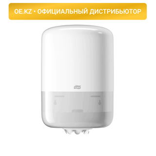 Диспенсер для рулонных полотенец Tork "Elevation", центральная вытяжка, белый / Диспенсеры для полотенец