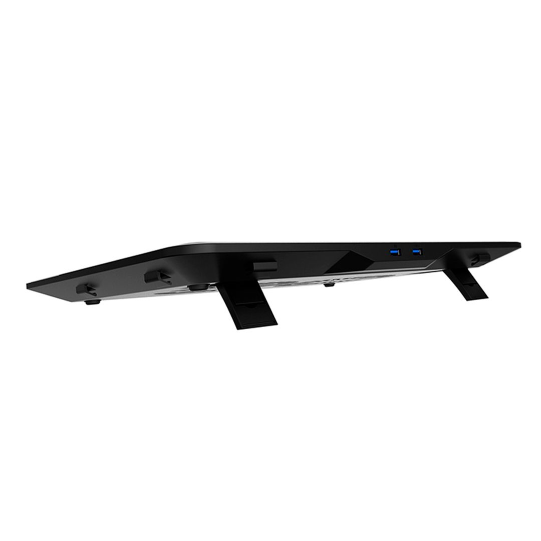 Подставка для ноутбука DeepCool "N80 RGB", 2 USB порта, 17", черная / Все для геймера №2