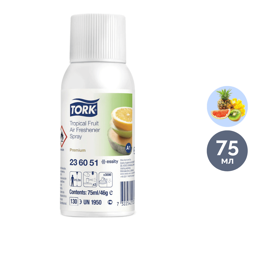 Ауа тазартқыш Tork "Тропикалық хош иіс", 75 мл / Ауа сергіткіштер