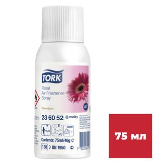 Освежитель воздуха Tork "Цветочный аромат", 75 мл / Освежители воздуха