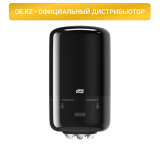 Диспенсер-мини для рулонных полотенец Tork "Elevation", центральная вытяжка, черный / Диспенсеры для полотенец