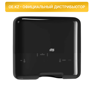 Диспенсер-мини для полотенец Tork, сложение ZZ и С, пластик, черный / Диспенсеры для полотенец