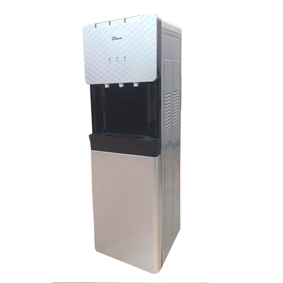 Кулер для воды Bona V88, напольный, нагрев/охлаждение, шкафчик на 16л, серебристый (ВС) / Диспенсеры для воды	