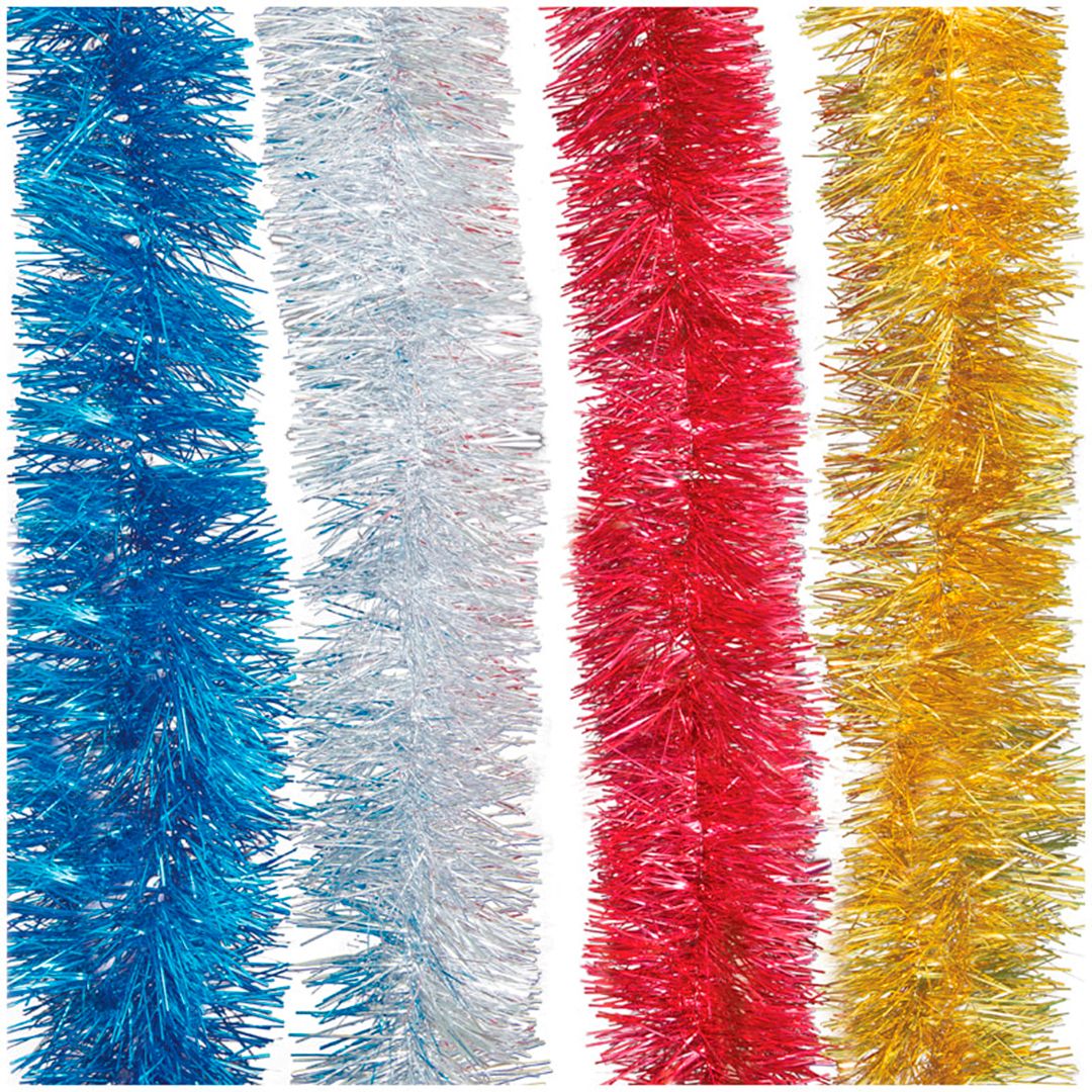 Мишура "Эконом", 2 м, 100 мм, ассорти / Новый Год oe.kz Мишура "Эконом", 2 м, 100 мм, ассорти / Новый Год